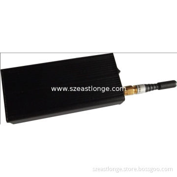 Black Gps 30dbm Portable Cell Phone Signal Jammer 808kb With 10m Range